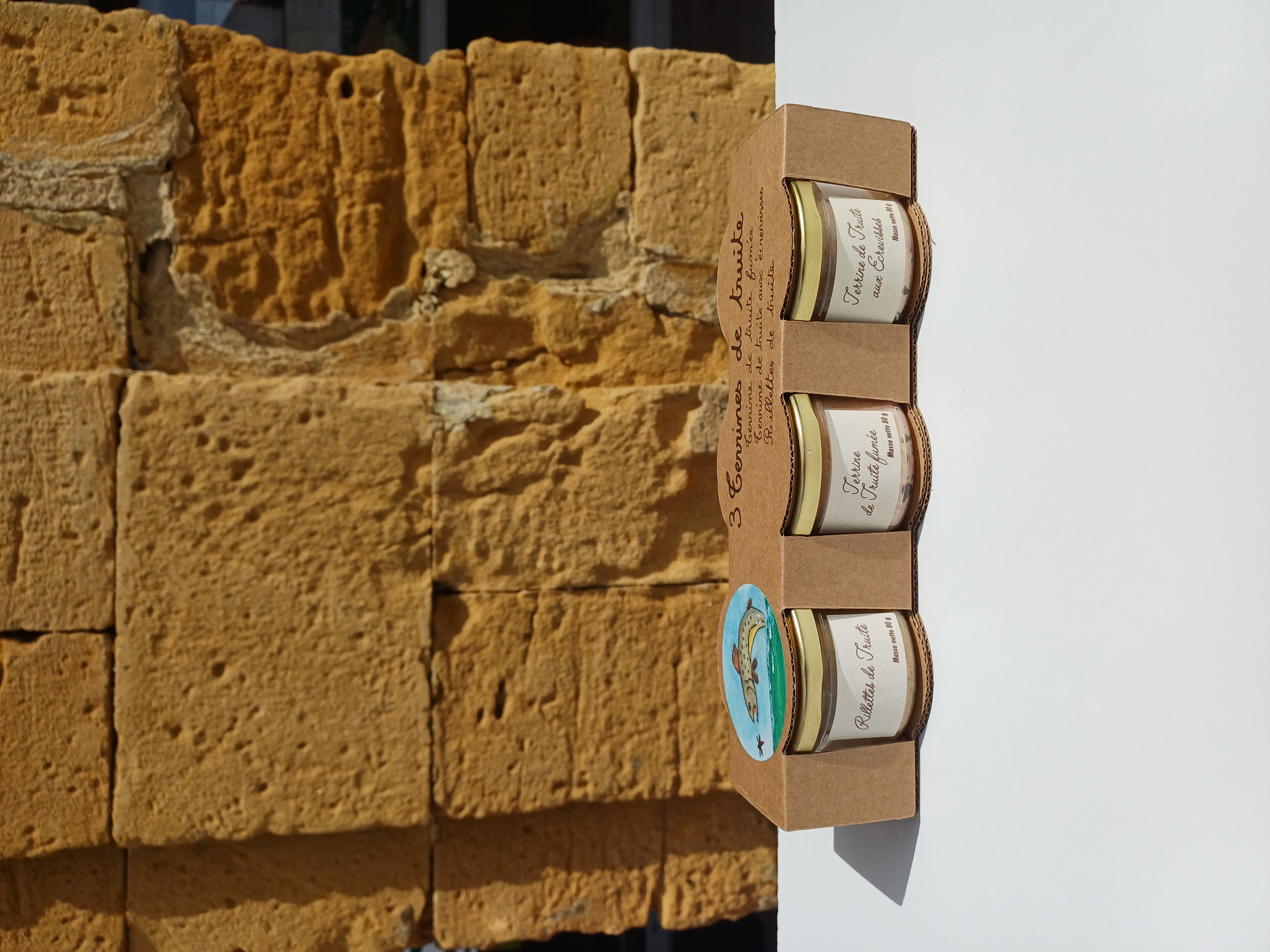 Lot de 3 Terrines Truite